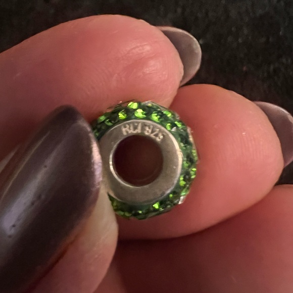 🍀 PANDORA CHARM 💚☘️ August birthstone peridot - Picture 4 of 5